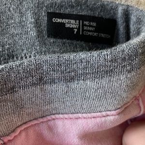 Buffalo David Bitton, convertible skinny size 7 in girls. Mid rise skinny